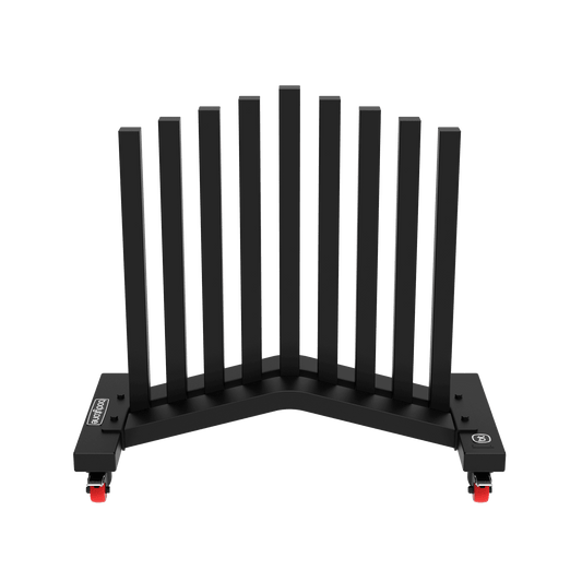 Rack Vinyl Dumbbells
