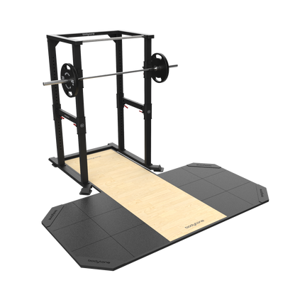 Power lifting Platform for Rack with band supports