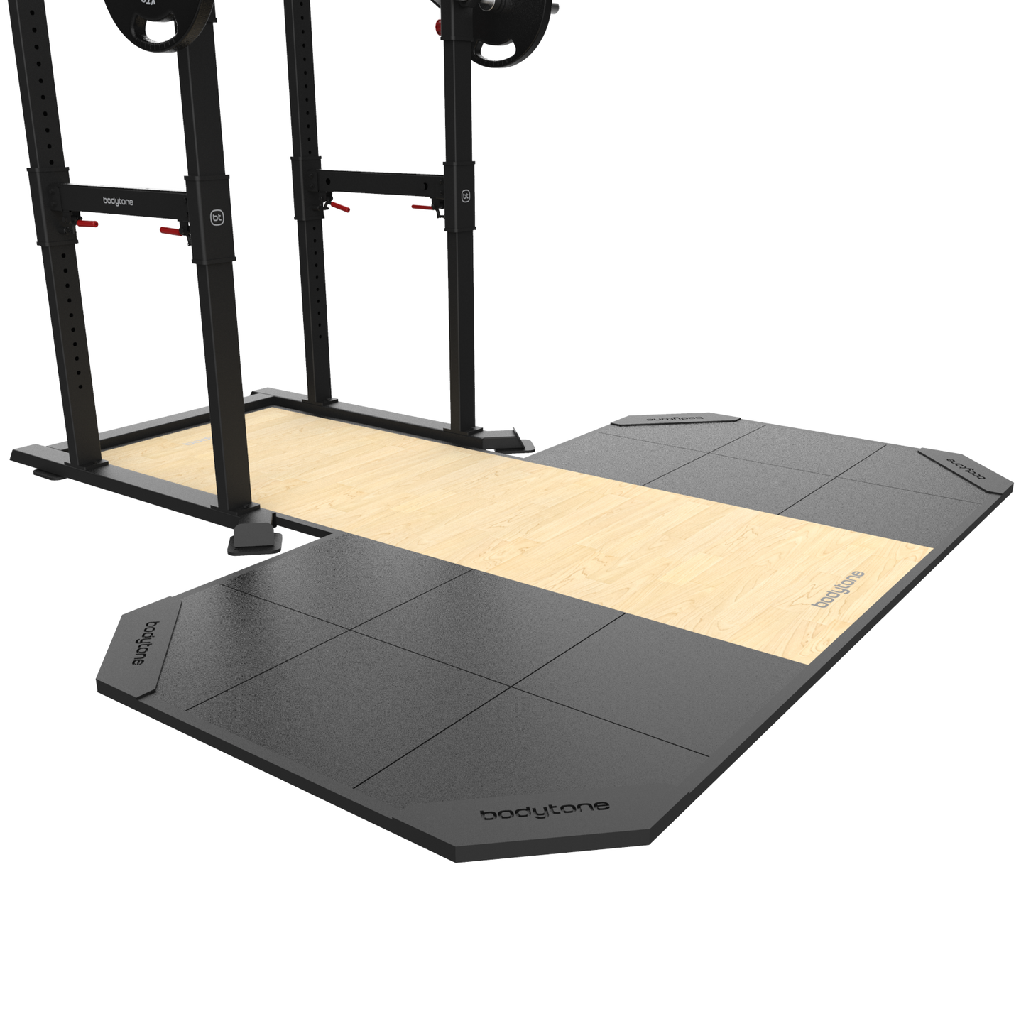 Power lifting Platform for Rack with band supports