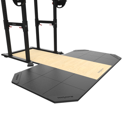 Power lifting Platform for Rack with band supports
