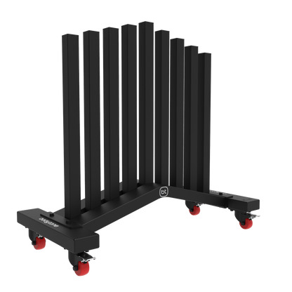 Rack Vinyl Dumbbells