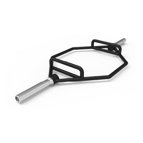 Barre olympique hexagonale noire 25 kg 